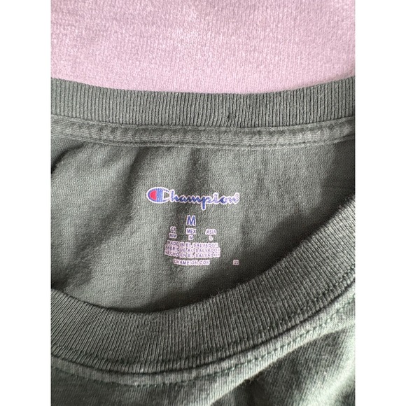 Champion South Florida Bulls Dad T-Shirt Medium Green NCAA Collegiate USF Tee - Picture 5 of 8